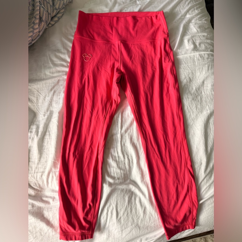 Lululemon x Disney Collab Vibrant Pink Align High Rise Leggings Size 12